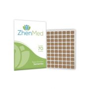 Placa Ponto Esfera Semente Preta para Auriculoterapia com Micropore Zhenmed 70un